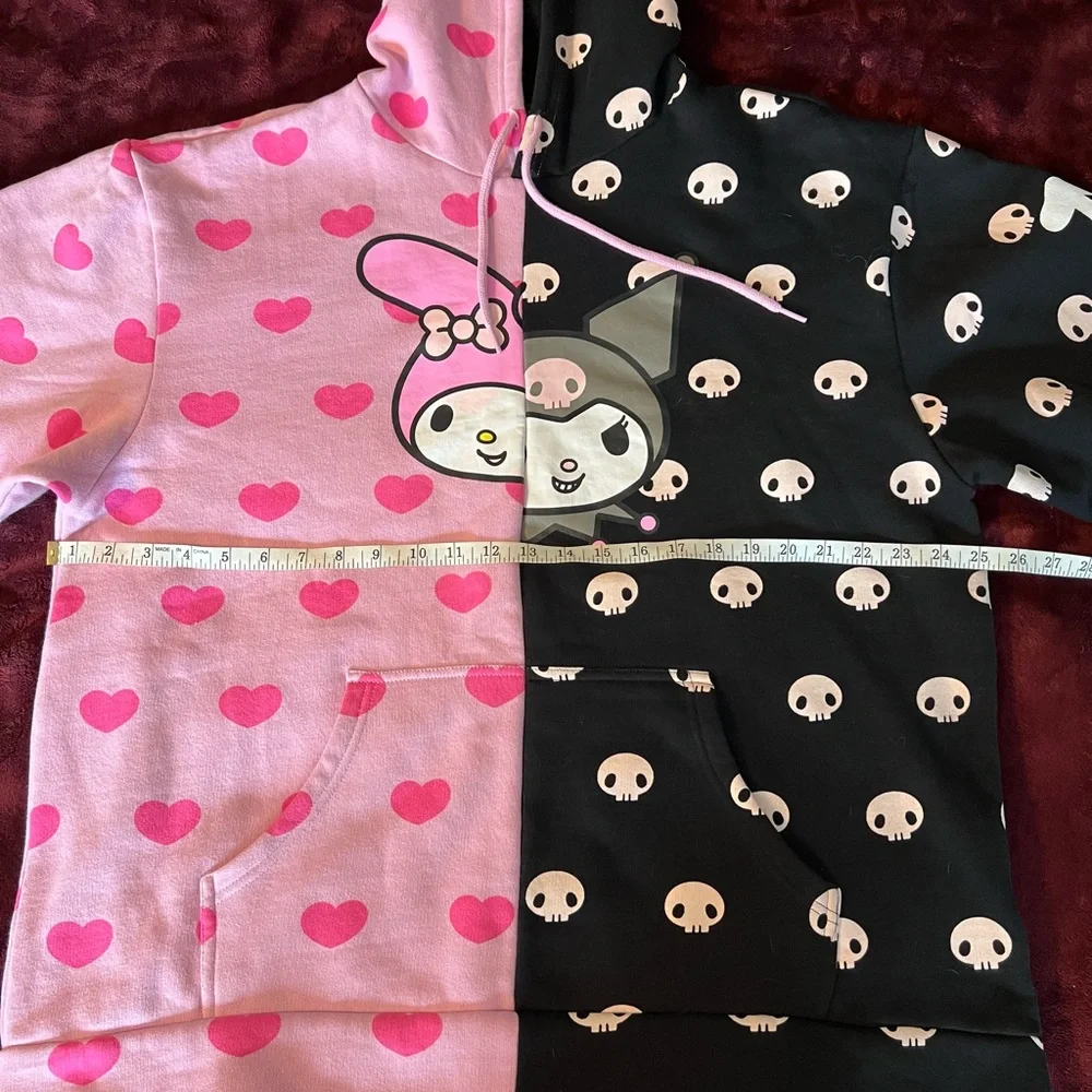 Dumbgood Sanrio Kuromi & My Melody Pullover Hoodie - Picture 4 of 10